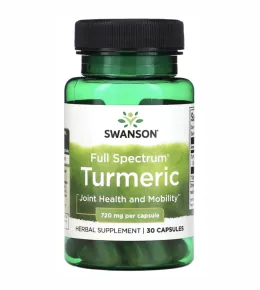 Swanson, Full Spectrum Turmeric, 720 mg, 30 капсул
