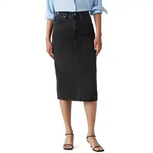 Levi's High-Rise Slit Skirt
