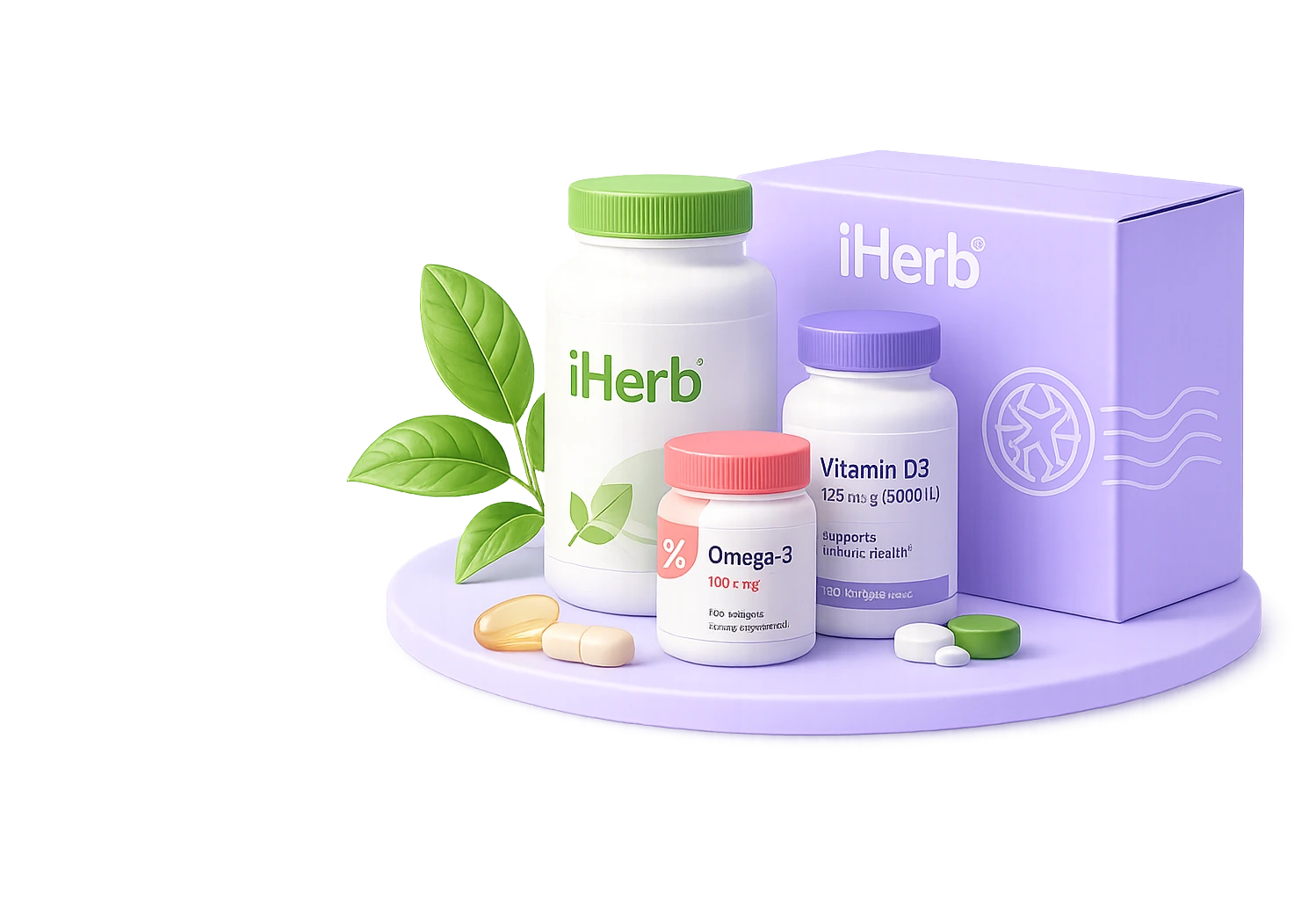 iHerb: витамины, БАДы и посылка из США с Prostobox