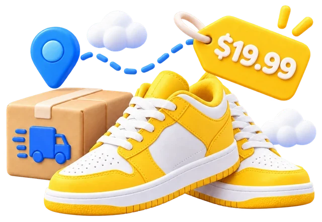 Sneaker shipping $19.99
