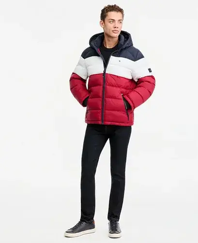Tommy Hilfiger - Пуховик с капюшоном