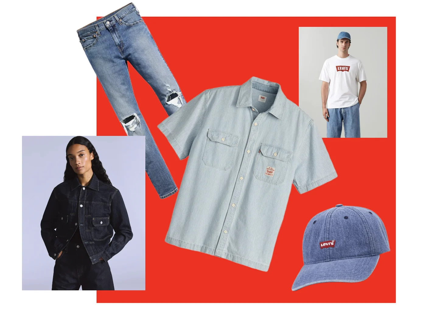 Одежда Levi's из США: джинсы, рубашка, футболка, куртка, кепка