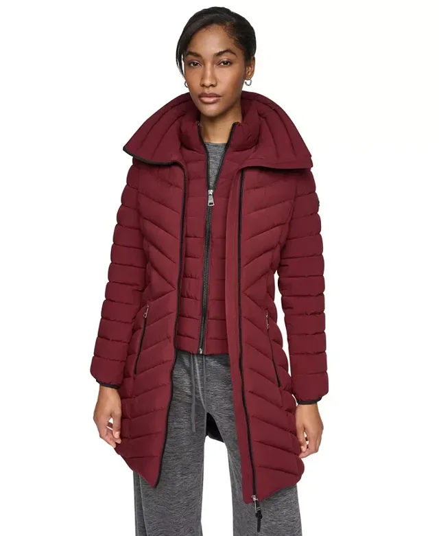 DKNY Компактный пуховик с манишкой