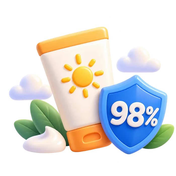 Крем SPF блокирует до 98 процентов