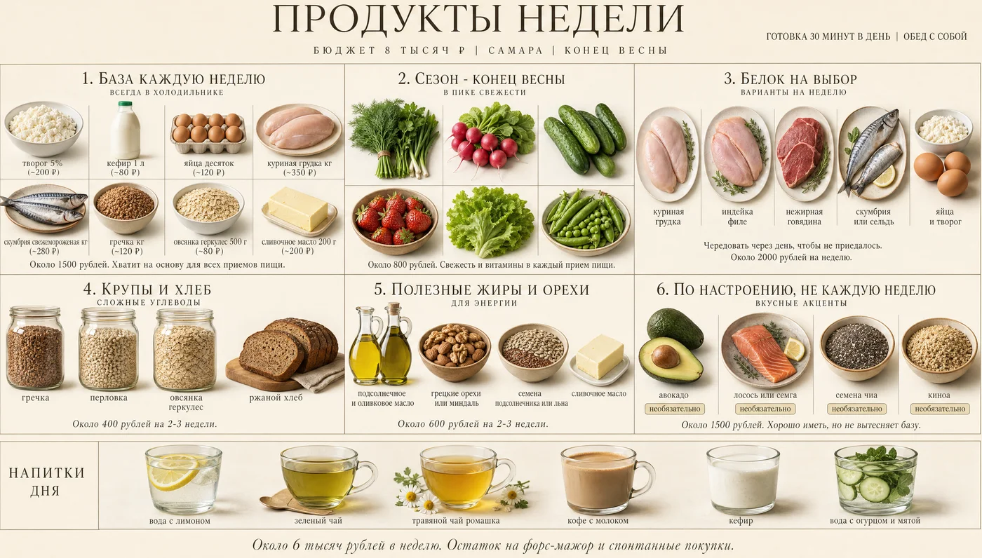 Weekly product mood board – example